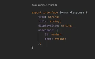 Small example of TypeScript code